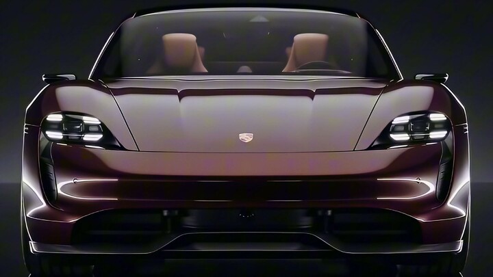 That burgundy paint on the Taycan is unreal 😮‍💨🍷