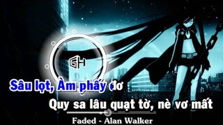 [ Karaoke ] Faded (Phết-đựt) || Phiên âm Việt sub 100%