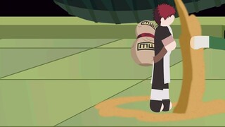 Gaara VS Rock Lee