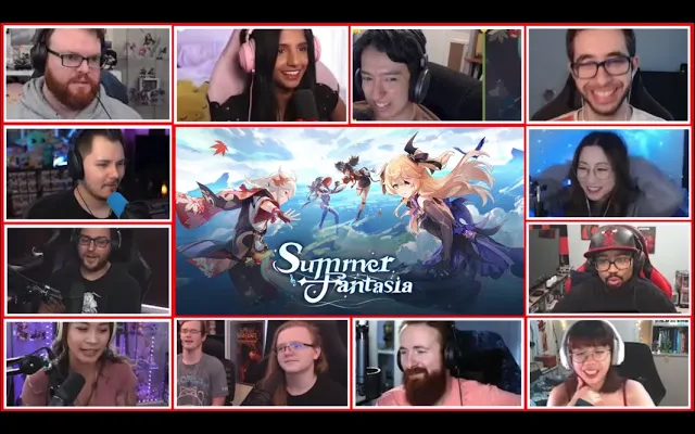 เวอร์ชั่น 28 "Summer Fantasia" Genshin Impact - Reaction Mashup