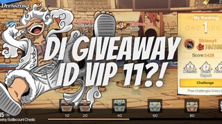 DI GIVEAWAY ID VIP 11 SULTAN NODAMAGE ID PALING GOKIL - NEW WORLD VIRGOUR VOYAGE