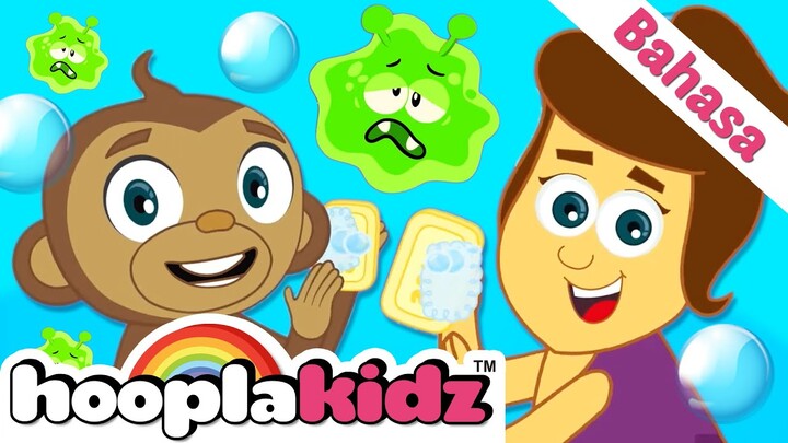 Wash Your Hands | Cuci Tanganmu | Kebiasaan Sehat | HooplaKidz Bahasa