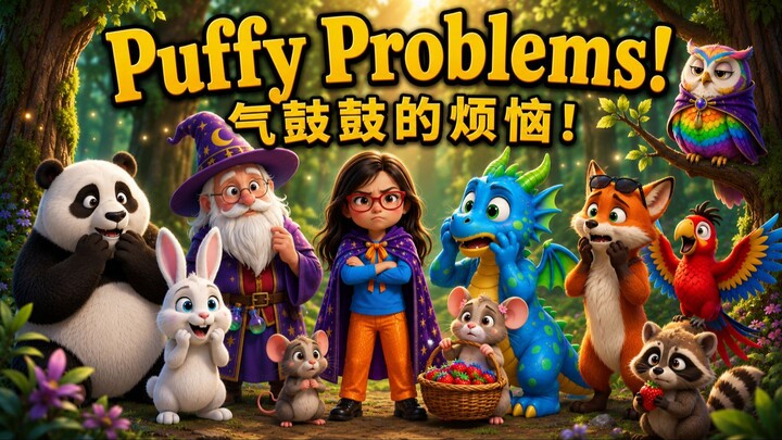 Cici的魔法奇遇记 EP04｜气鼓鼓的烦恼！ Puffy Problems!｜学会冷静面对挫折