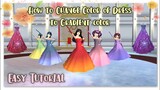 How to Change Color of Dress to Gradient Color | Tutorial | Sakura School Simulator
