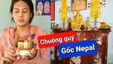 Lần đầu tiên DIVA Cát Thy khoe cái chuông Phật xuất xứ Nepal quý giá