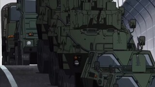 Type 90 main battle tank and T64BV main battle tank in anime