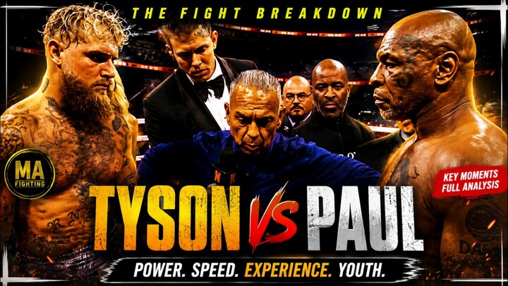Mike Tyson vs Jake Paul 🥊 Fight Breakdown | Key Moments & Full Analysis