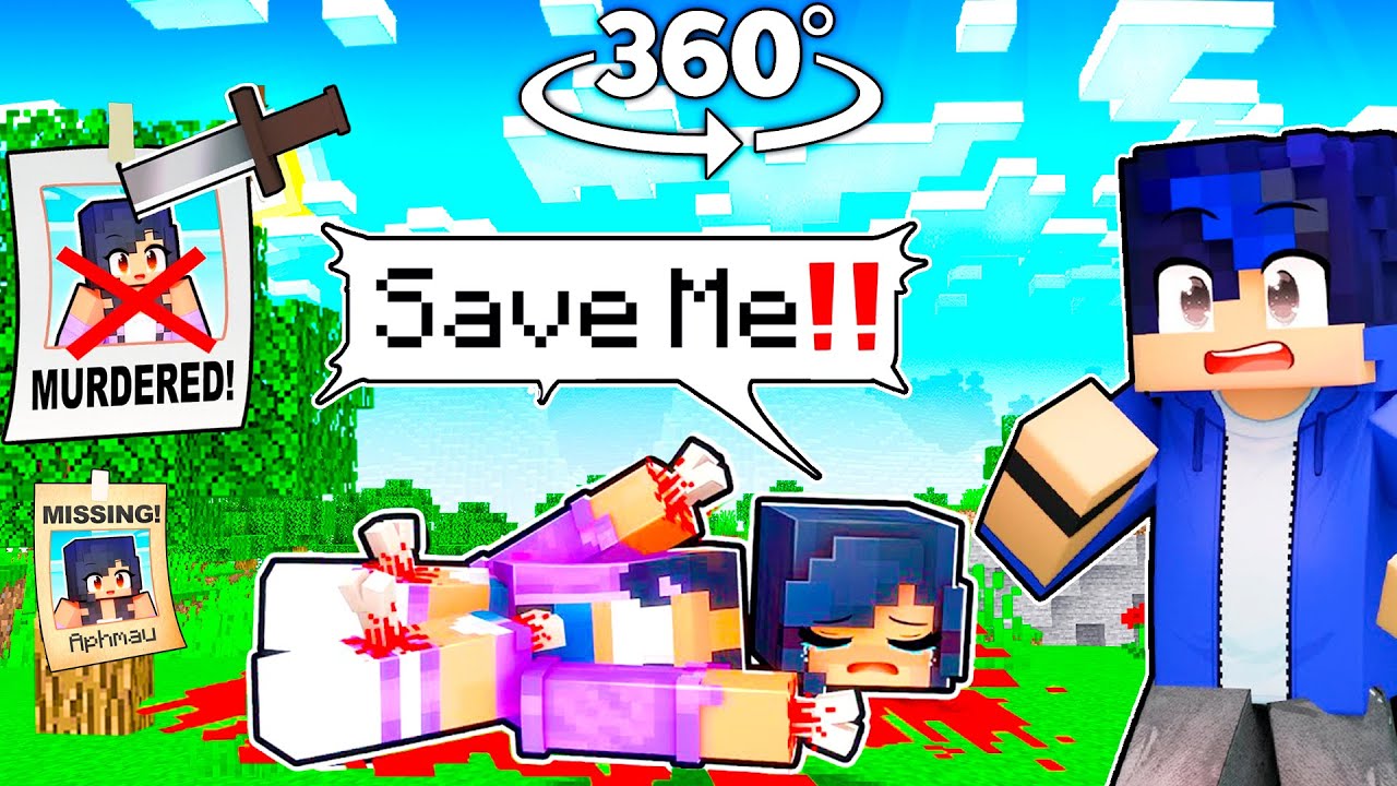 Aphmau saving friends from SONIC.EXE in Minecraft 360° - BiliBili