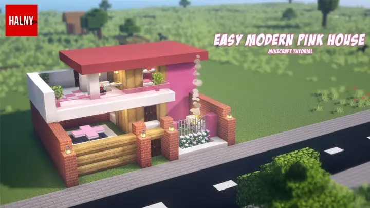Minecraft How To Build Starter Survival House Tutorial 7 Bilibili