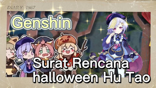 Surat Rencana halloween Hu Tao