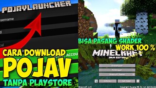 Cara pasang POJAV LAUNCHER Tanpa Playstore - Cara main minecraft Java di android - Pojav Launcher