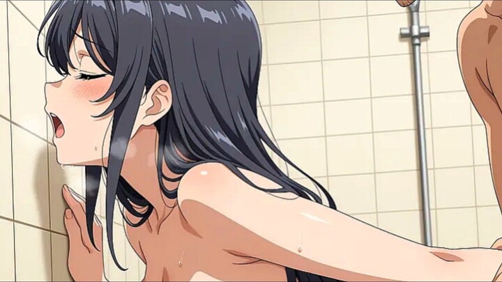 LAGI MANDI, MALAH DITUSUK SAMA AYANK DARI BELAKANG 🥵🥵💦