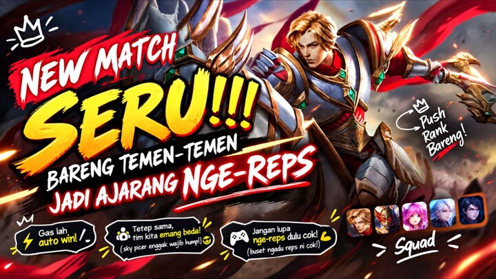 Niat push rank Malah jadi ajang nge-reps wkwk