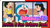 Nobita Orders Food With His Wife Sue | Doraemon