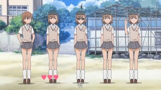 Misaka mengalahkan adiknya, tapi dengan frame rate yang tinggi.