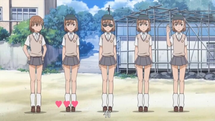 Misaka mengalahkan adiknya, tapi dengan frame rate yang tinggi.