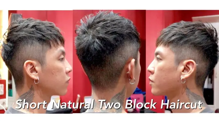 Potongan rambut two block
