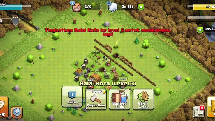 coc sultan 99 jt gems / update th 1 - th 15 sekaligus mods