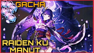 GACHA RAIDEN SHOGUN GENSHIN IMPACT | GACHA RAIDEN SHOGUN RATE OFF