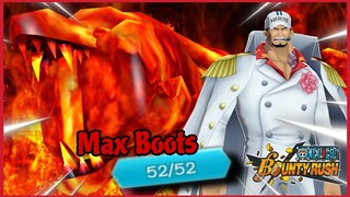 Onepiecebountyrush AKAINU MAX BOOST 52/52 อดีตตัวโกงแห่งยุค😈😈