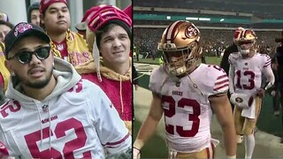 49ers fans stay faithful despite crushing loss to Eagles