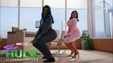 She-Hulk & Megan Thee Stallion - Twerking Scene | Marvel Studios' She-Hulk : Attorney at Law S01 E03