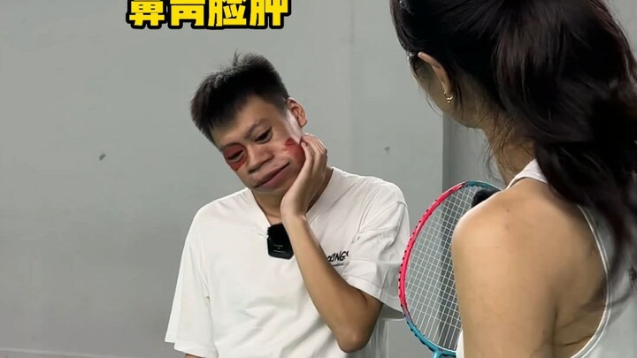 Communicate efficiently with your teammate: badminton doubles secret hand signals.