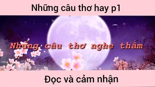 Những câu thơ hay p1