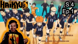 KARASUNO IS BACK - HAIKYUU SEASON 4 EPISODE 1 REACTION & DISCUSSION