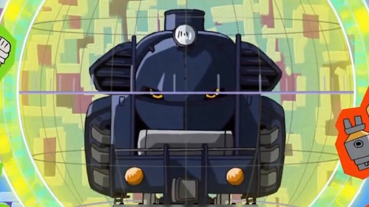 The complete history of the evolution of Junkmon, the ultimate form of Locomotivemon, destructive co