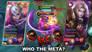 BENEDETTA vs LANCELOT WHOS THE REAL " META " ? | TOP GLOBAL BENEDETTA | MOBILE LEGENDS