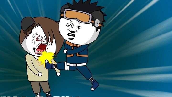 [Episode 5] Nagano Hajime was so rude and made fun of Hatake Sakumo's father. Obito couldn't stand i