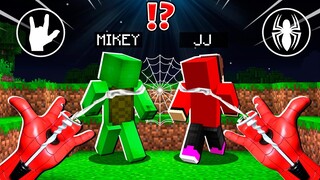 JJ and Mikey vs Play as Creepy SPIDER MAN CHALLENGE at 3:00 am ! - in Minecraft Maizen
