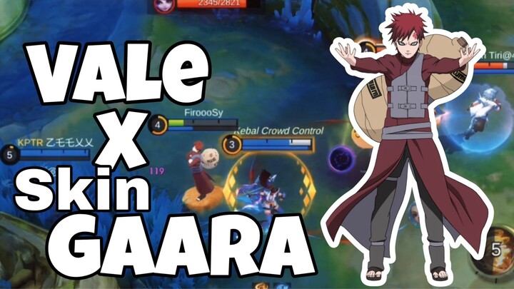 Highlight MLBB | Pertama kali nyobain Vale skin Gaara 🙀🙈 real angin pasir wkwk