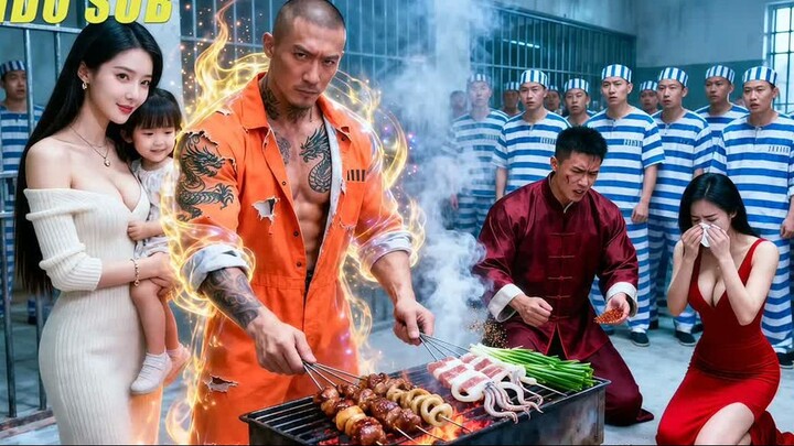 Koki sate penjara ini bukan orang biasa! Sekali lempar sate, semua musuh kalah demi istri dan anak!