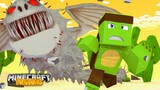 The DESERT SCREAMING DEATH DRAGONS ATTACK! - Minecraft Dragons