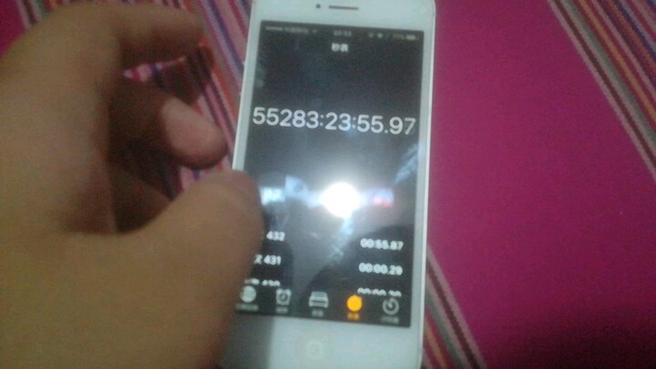 นาฬิกาจับเวลาที่ยาวที่สุดในโลกไม่ได้ถูกหยุดชั่วคราวตั้งแต่เดือนสิงหาคม 2014 และเกิน 50,000 ชั่วโมงแล