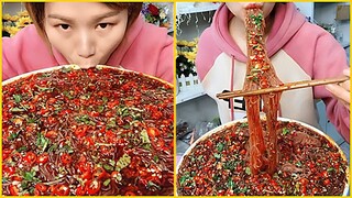 Eating Fast - Spicy Noodles Eating - #ASMR #mukbang