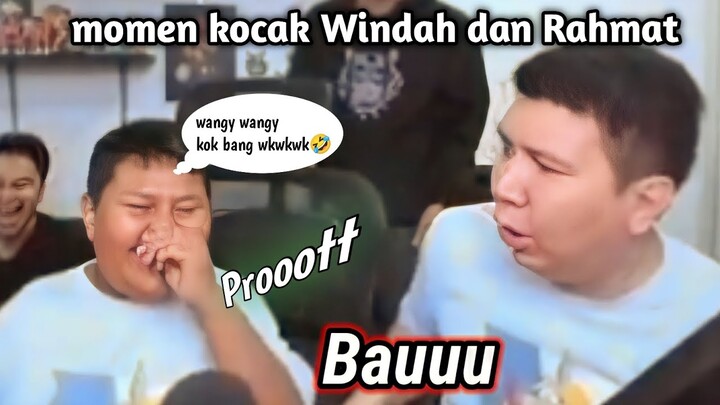 MOMEN KOCAK RAHMAT OKKY BOY DAN WINDAH BASUDARA KENTUT PROT PROT 😂