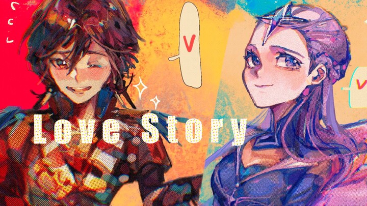 [Lecio x Luna] Love Story of a poor boy and a rich girl!