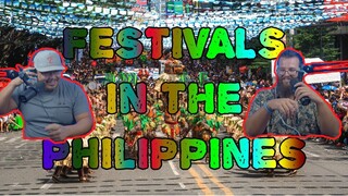 Americans React to 8 Biggest Festivals in the Philippines !