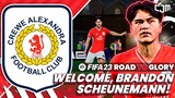 FIFA 23 Road To Glory Career Mode | Welcome To Crewe Alexandra, Brandon Scheunemann!