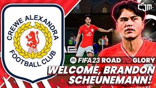 FIFA 23 Road To Glory Career Mode | Welcome To Crewe Alexandra, Brandon Scheunemann!