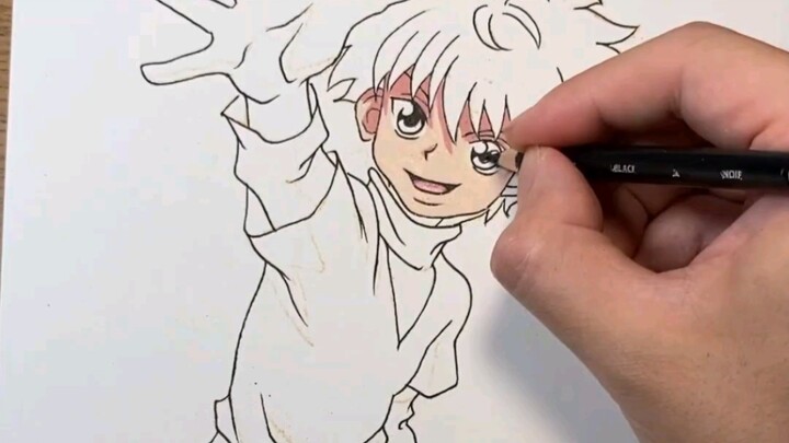 Hand-Drawn Full-Time Hunter x Hunter: Killua