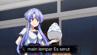 #KompetisiKreasiUnggahan2 , main lempar es serut sama waifu Tsundere