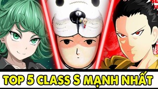 Siêu Anh Hùng Mạnh Nhất  Top 5 Cấp S Mạnh Nhất One Punch Man