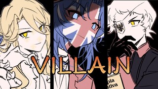 【ch/English/French/Permanent/handwritten】Villain