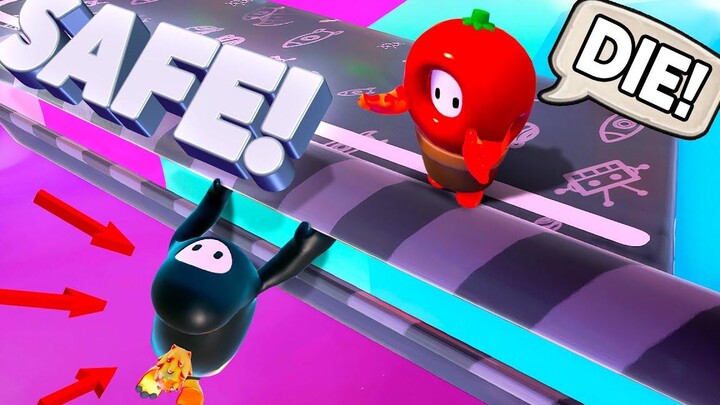 ไม่น่าเชื่อว่ารอดมาได้!! 😱😱 - Fall Guys ช่วงเวลา WTF 162 (รุ่น 6)
