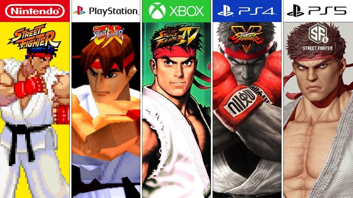 Street Fighter Game Evolution 1987 - 2022
