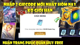 Liên Quân | Nhập Mã GiftCode Liên Quân Mới Nhất 12/7 Nhận Skin Chọn 1 Trang Phục FREE